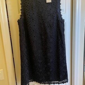 Black Lace Sleeveless Dress